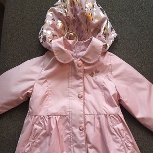 Girls spring jacket with fleece lining